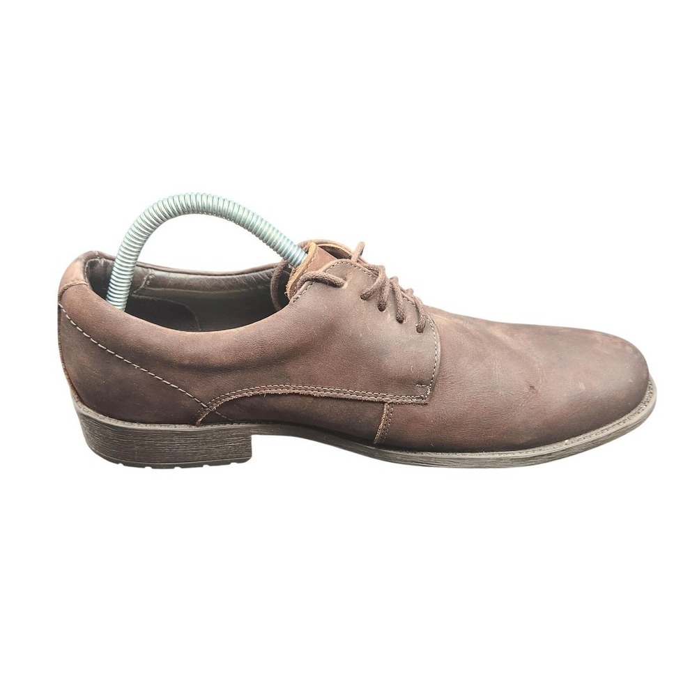 Santo Triana Shoes Mens Size 10 Brown Leather Lace Up Casual Comfort Brazil